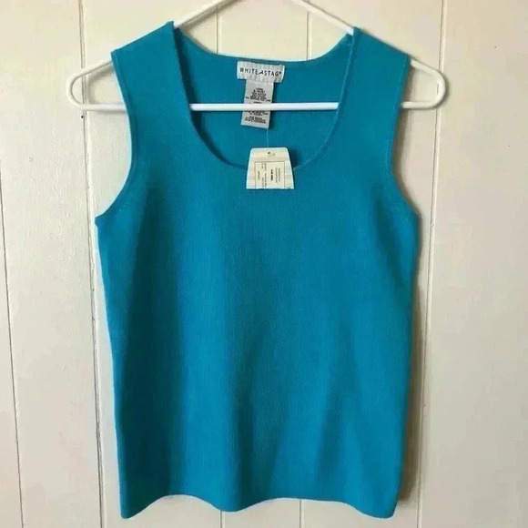 White Stag Tops - White Stag Sleeveless Knit Acrylic Top Size S